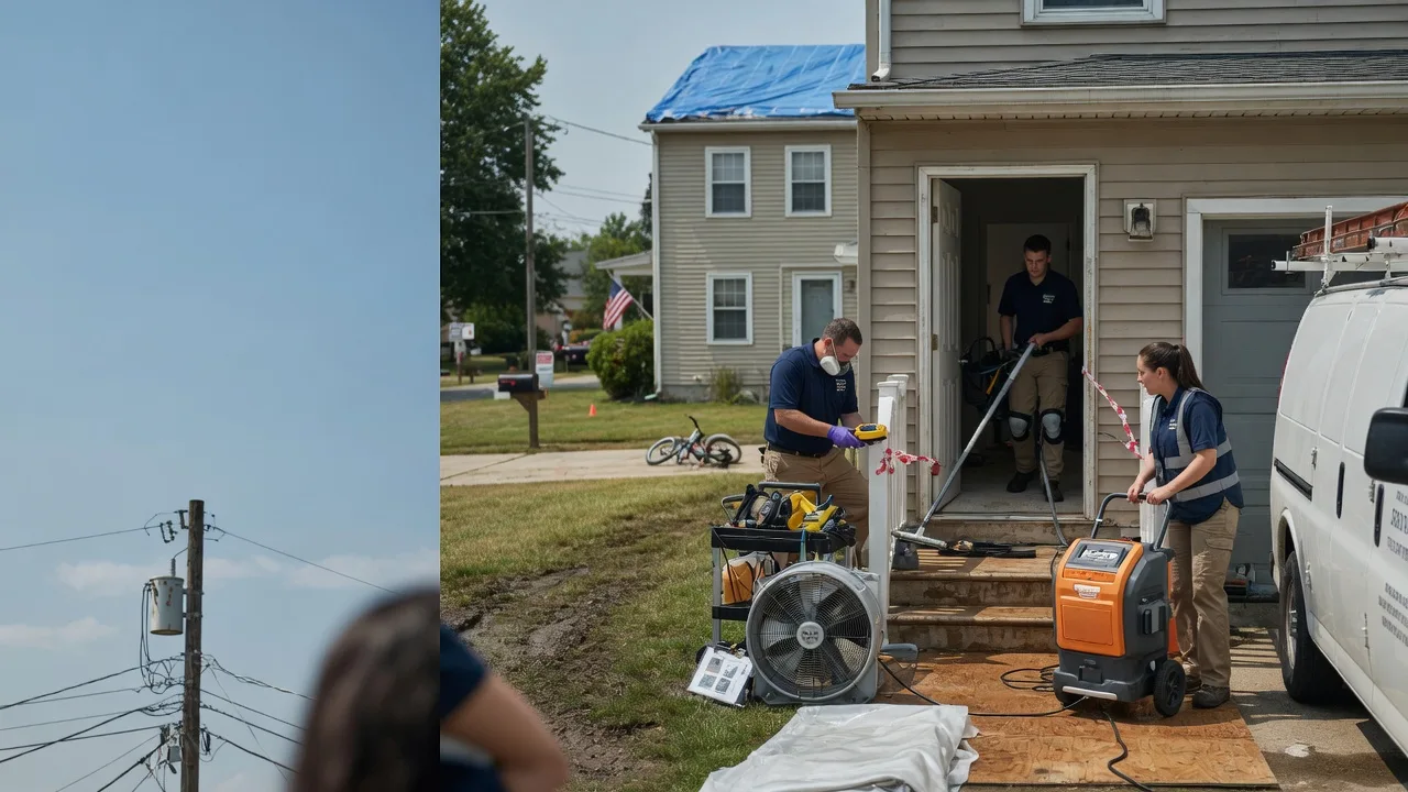 Water Damage Repair in Industry, PA near me